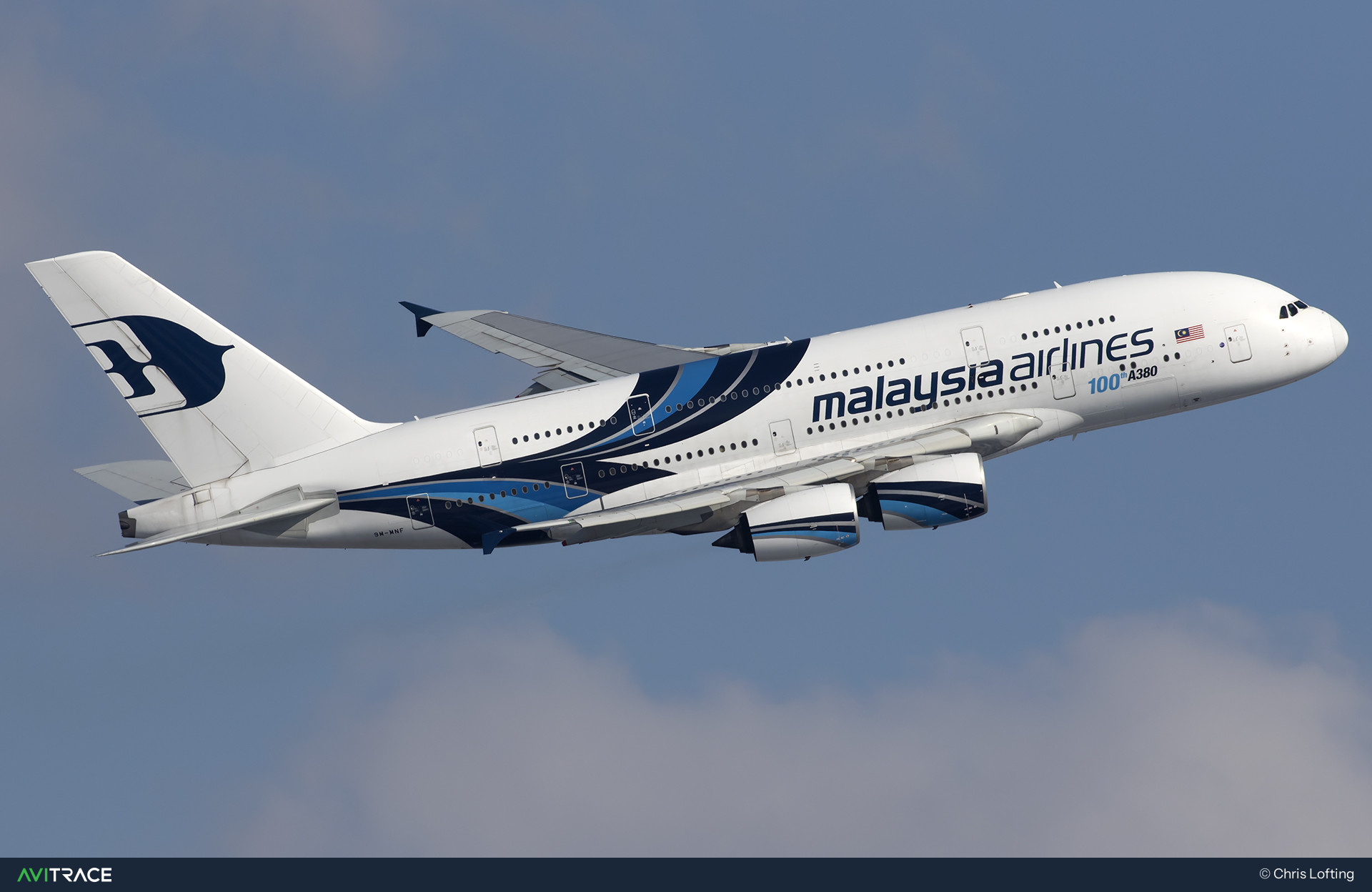 9M-MNF, A380, photographed by Chris Lofting