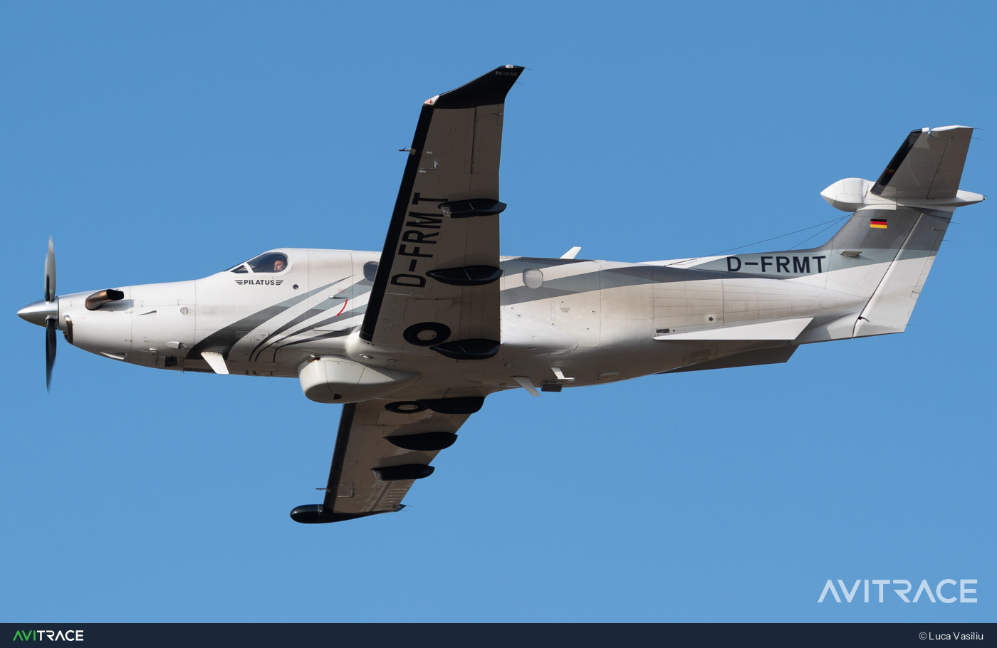 D-FRMT, PC-12/47E NG, photographed by Luca Vasiliu