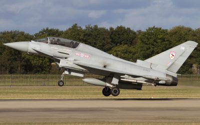 ZJ804, Eurofighter Typhoon, photographed by Chris Lofting