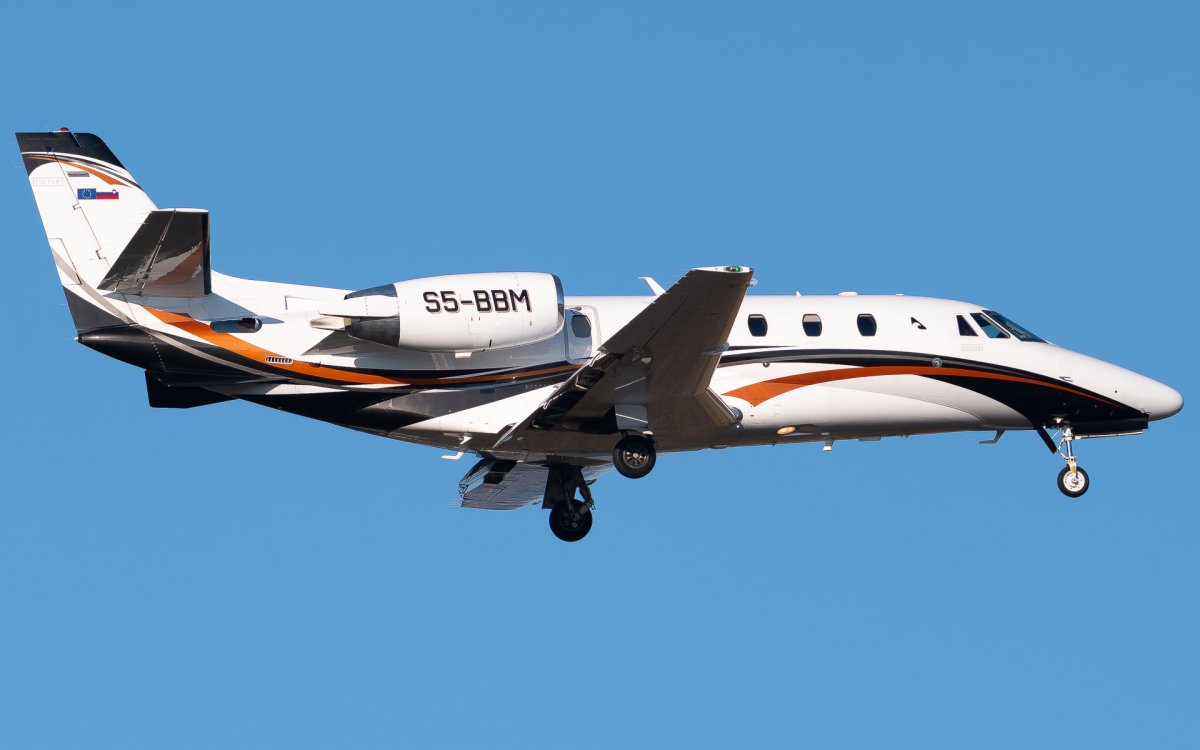 S5-BBM, Cessna 560XL Citation XLS Gen2, photographed by Luca Vasiliu