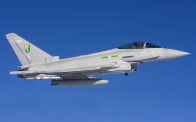 ZJ918, Typhoon, photographed by Chris Lofting