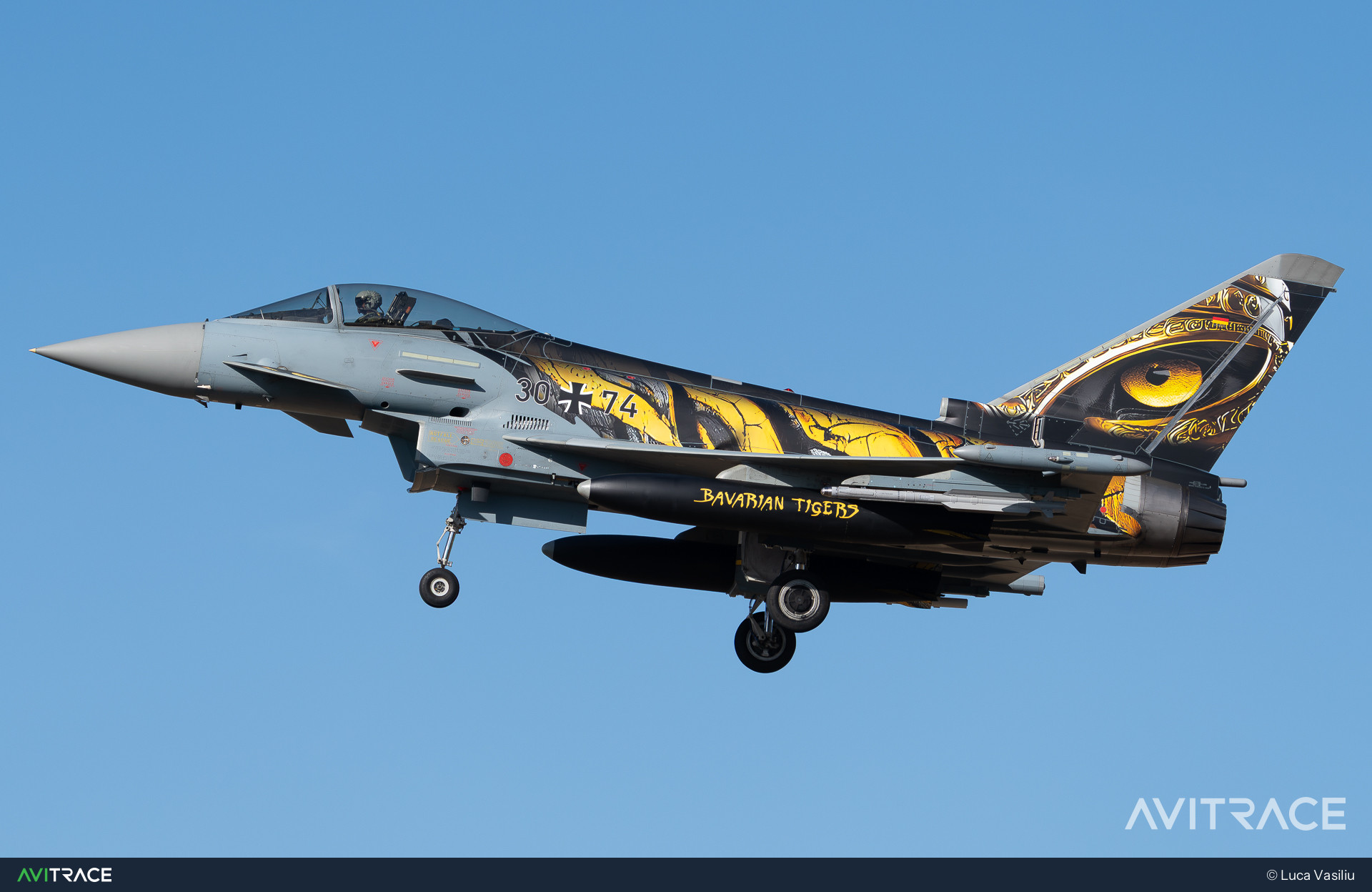 30+74, Eurofighter Typhoon EF2000, photographed by Luca Vasiliu