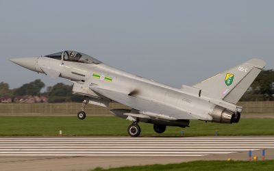 ZJ922, Typhoon, photographed by Chris Lofting
