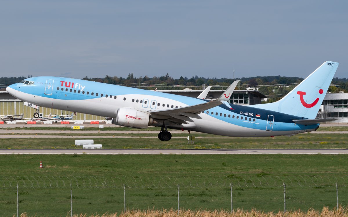 D-ATUO, Boeing 737-8K5, photographed by Luca Vasiliu