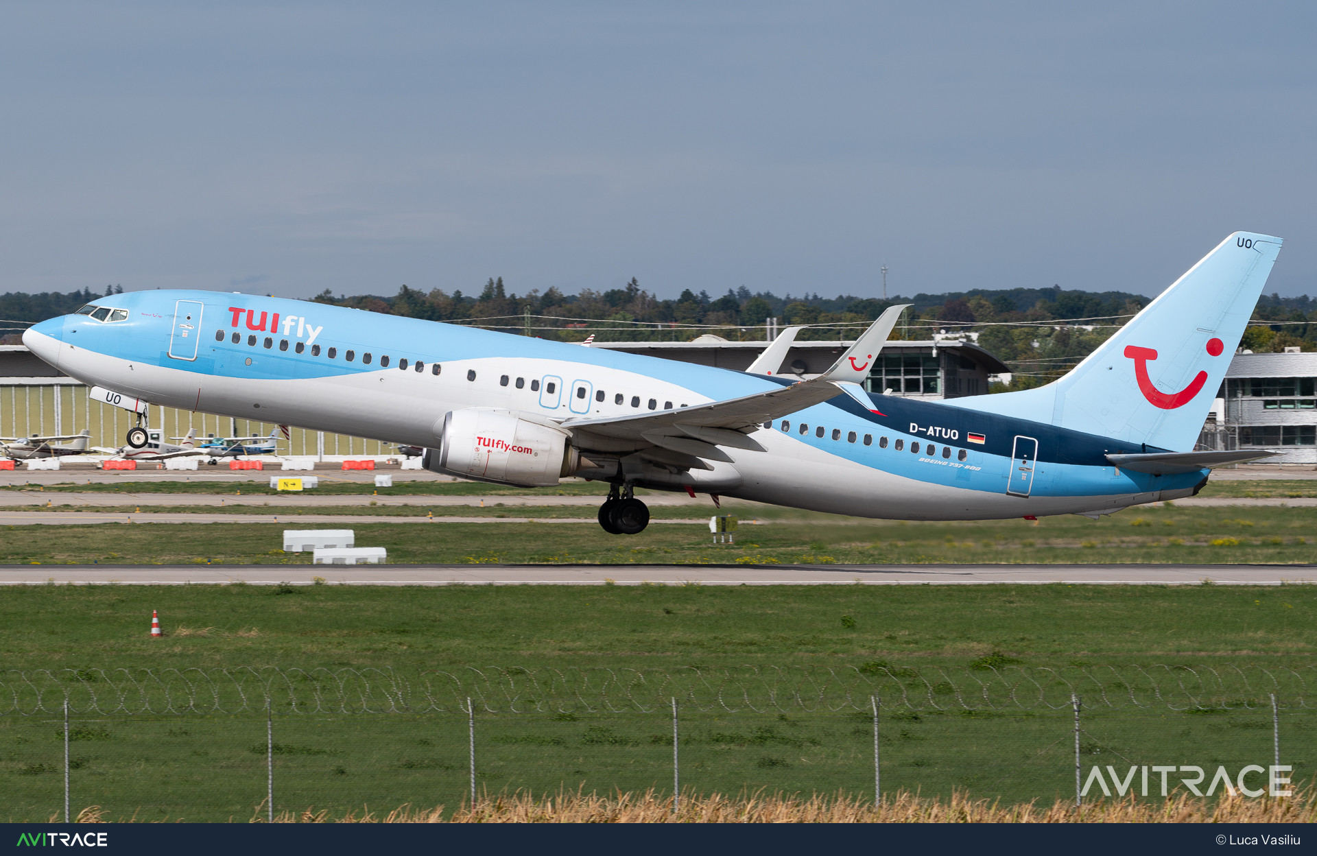 D-ATUO, Boeing 737-8K5, photographed by Luca Vasiliu