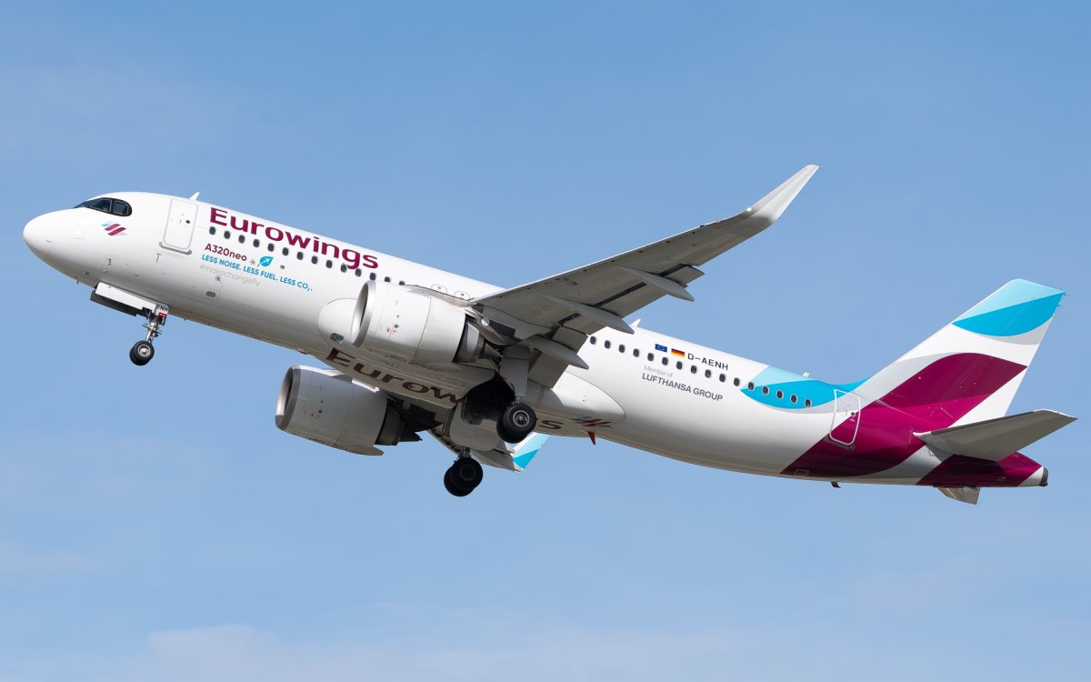 D-AENH, Airbus A320-251N, photographed by Luca Vasiliu