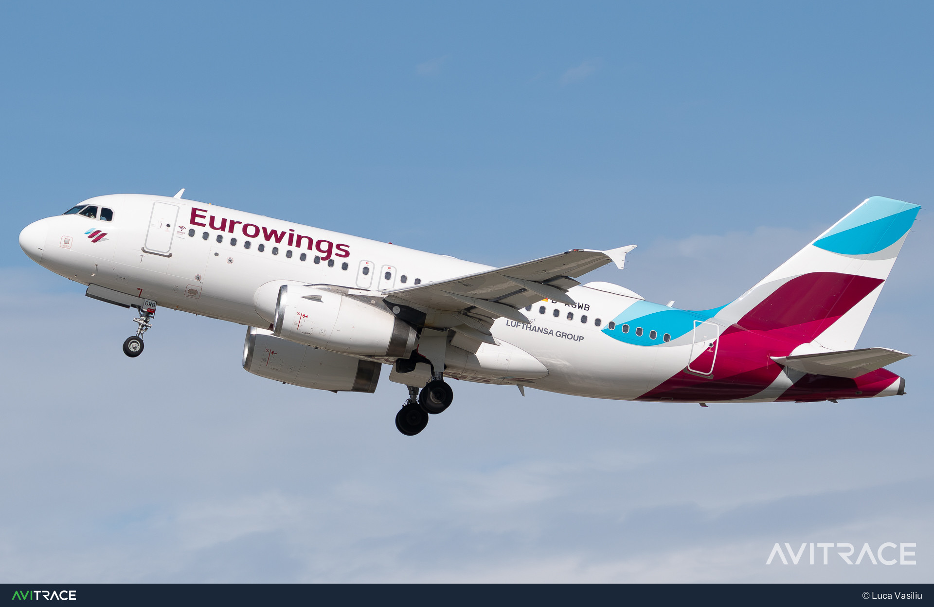 D-AGWB, Airbus A319-132, photographed by Luca Vasiliu
