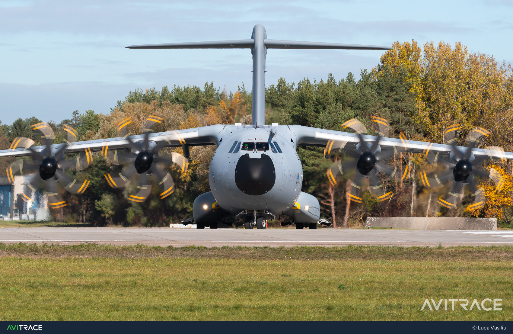 54+26, Airbus A400M, photographed by Luca Vasiliu