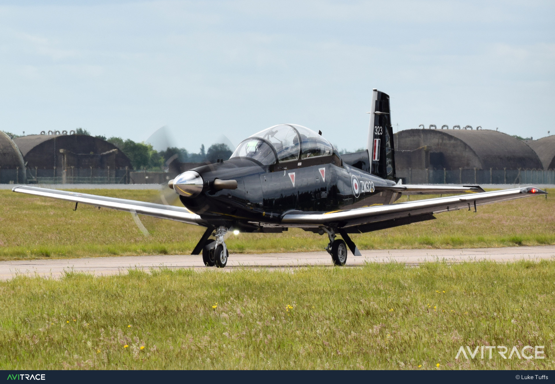 ZM323, Texan T1, photographed by Luke Tuffs