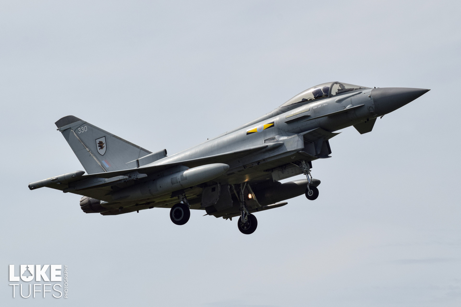ZK330, Typhoon FGR4, photographed by Luke Tuffs