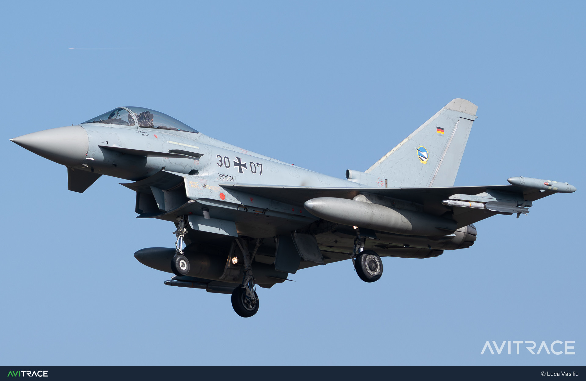 30+07, Eurofighter Typhoon EF2000, photographed by Luca Vasiliu