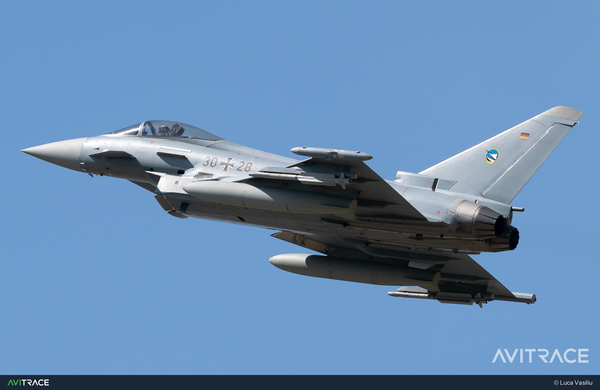 30+28, Eurofighter Typhoon EF2000, photographed by Luca Vasiliu