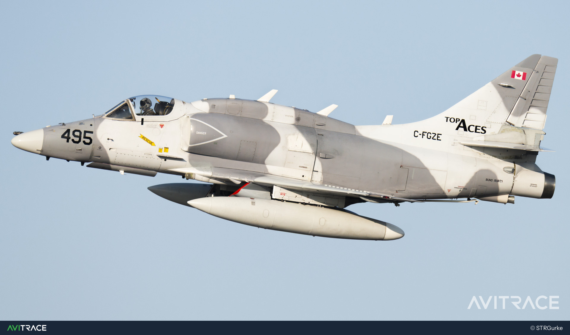 C-FGZE, A-4N Skyhawk, photographed by STRGurke