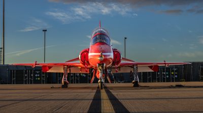 XX177, Hawk T.1, photographed by L. Owen
