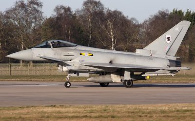 ZJ914, Typhoon, photographed by Chris Lofting