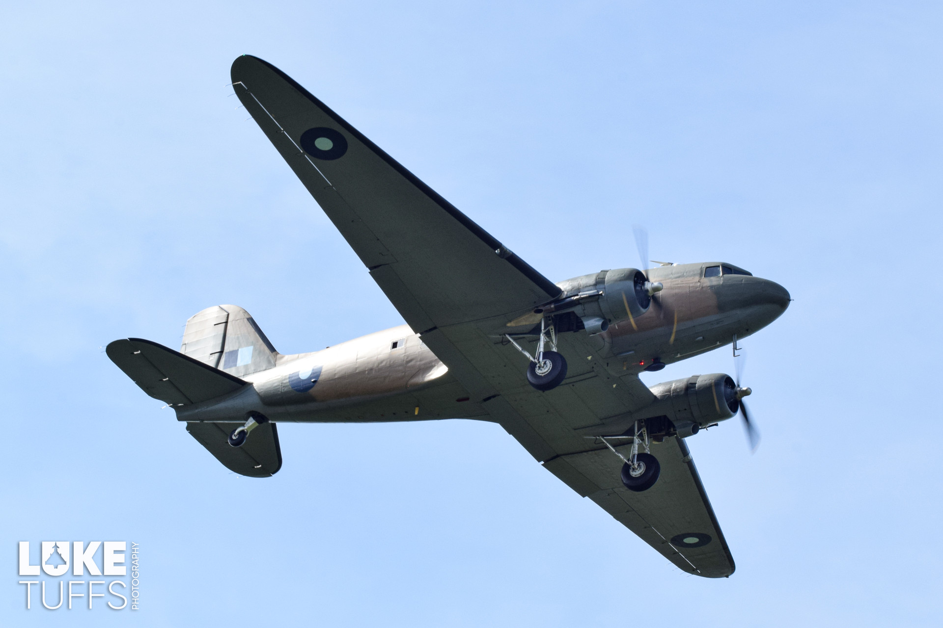 ZA947, C-47A Dakota, photographed by Luke Tuffs