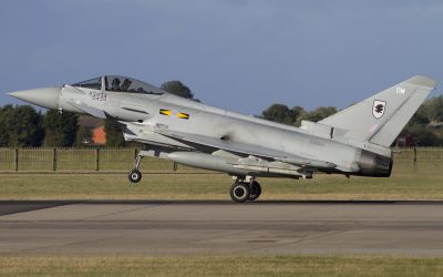 ZJ923, Typhoon, photographed by Chris Lofting
