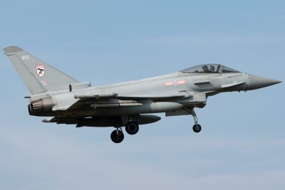ZJ950, Typhoon FGR4, photographed by Luke Tuffs