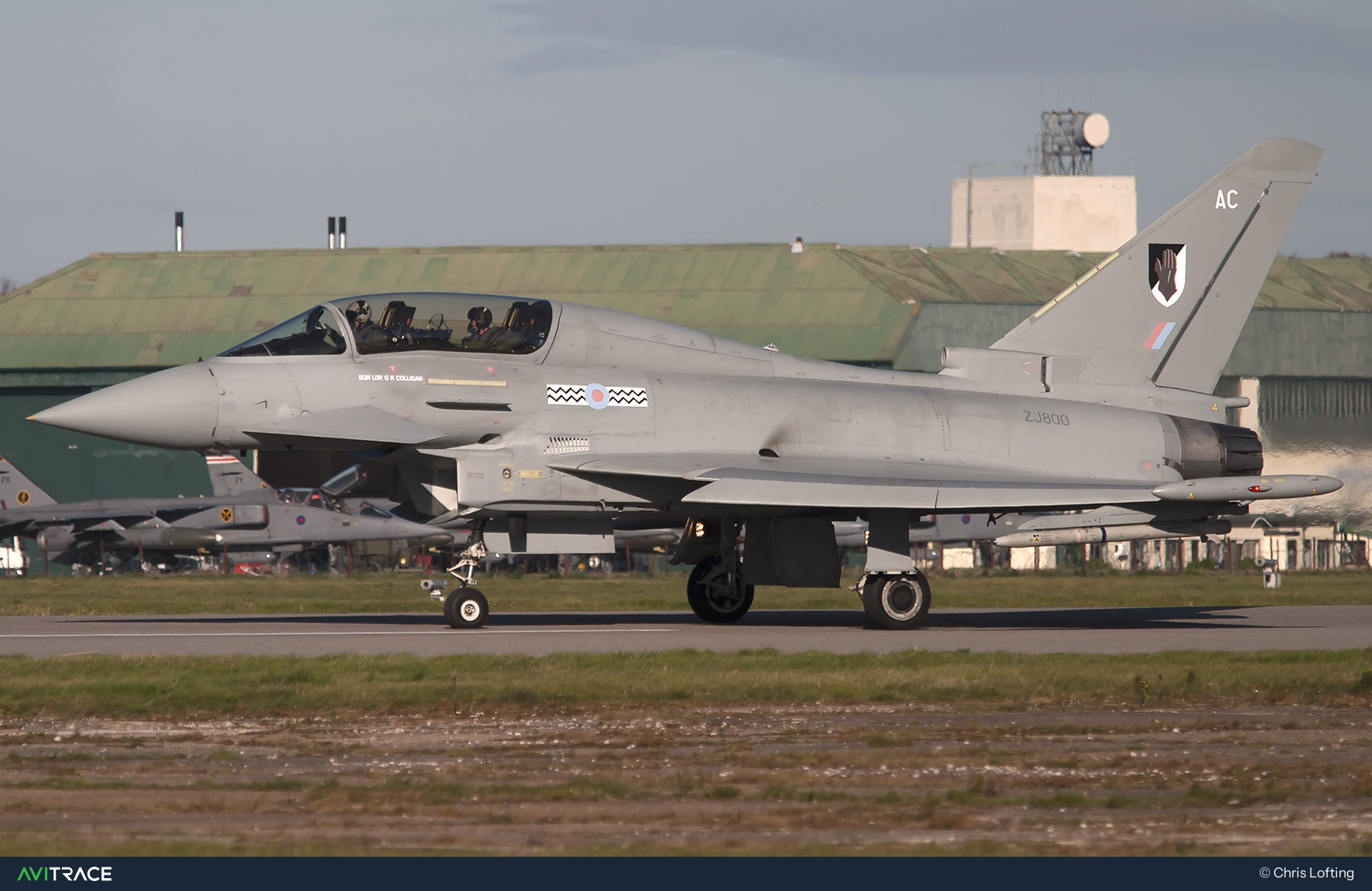 ZJ800, Eurofighter Typhoon T3, photographed by Chris Lofting