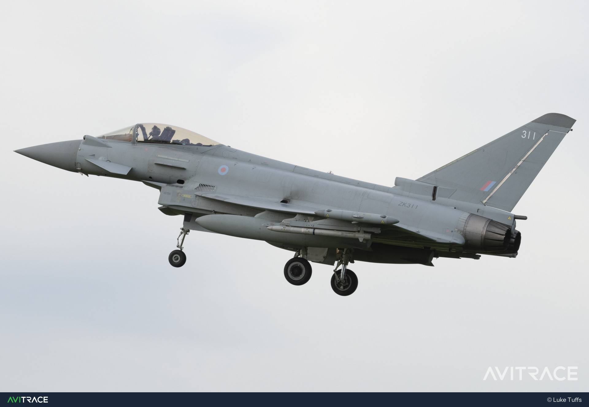 ZK311, Typhoon FGR4, photographed by Luke Tuffs