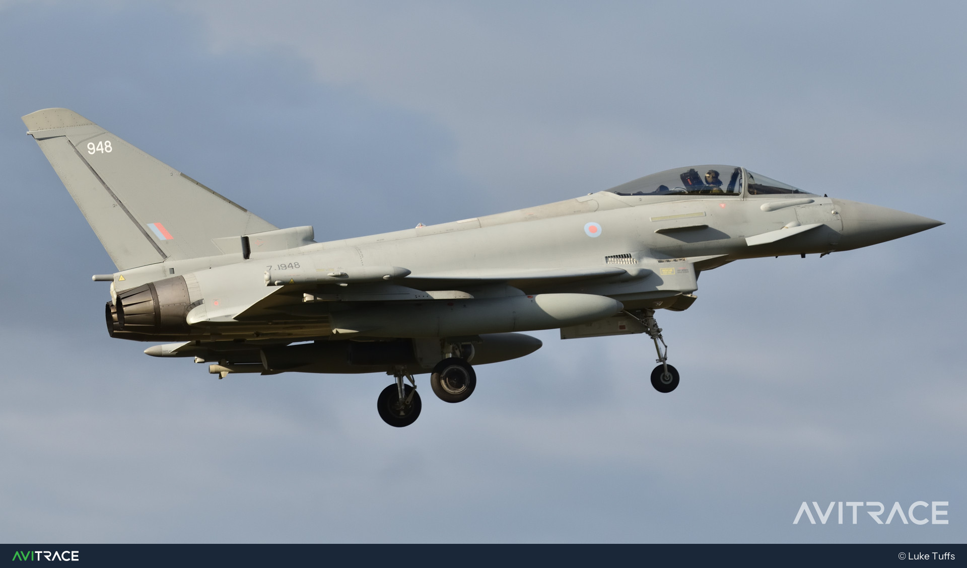 ZJ948, Eurofighter Typhoon FGR4, photographed by Luke Tuffs