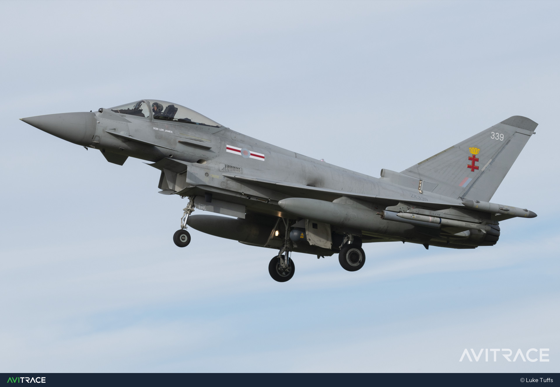 ZK339, Typhoon FGR4, photographed by Luke Tuffs