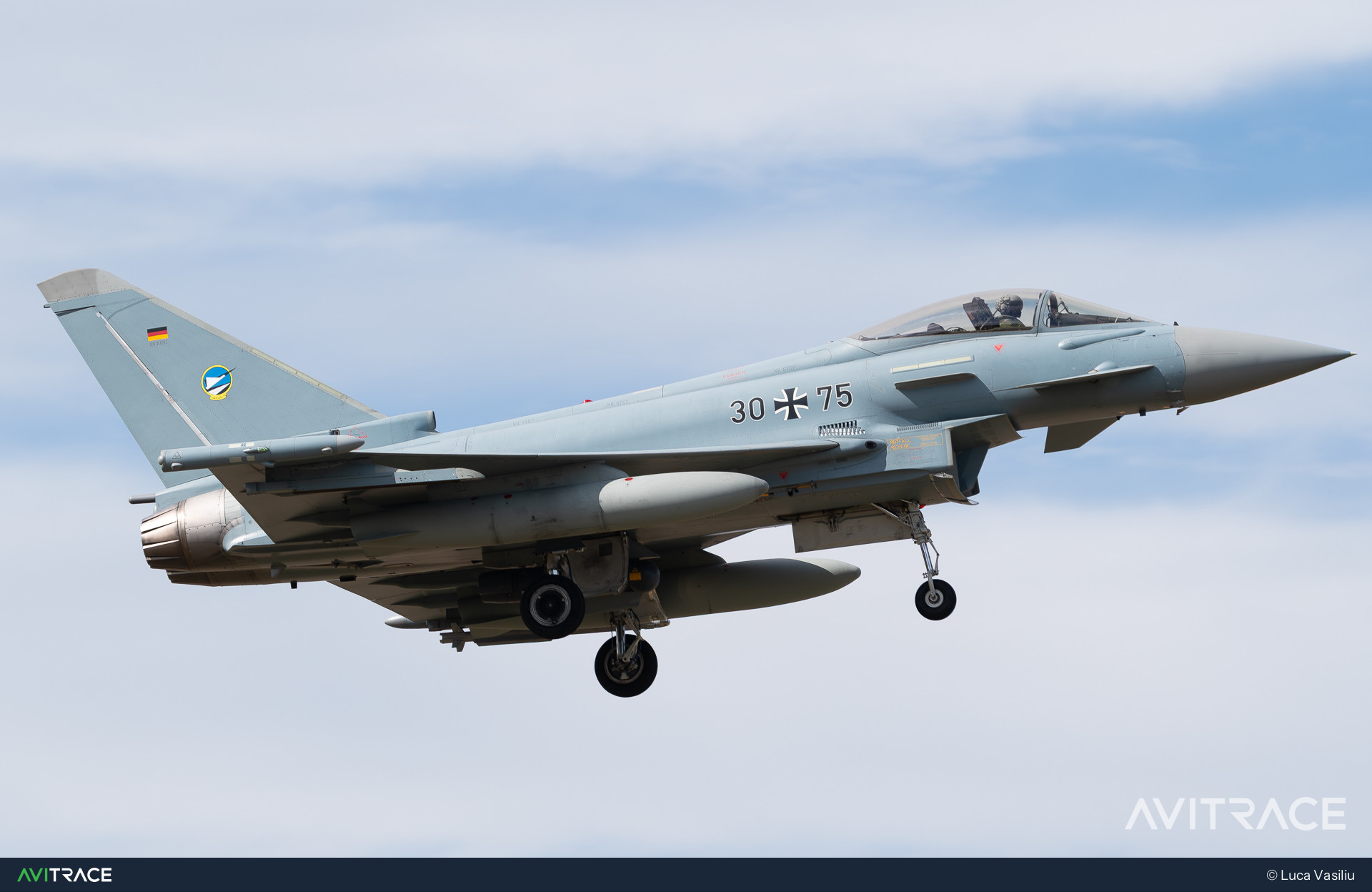 30+75, Eurofighter Typhoon EF2000, photographed by Luca Vasiliu