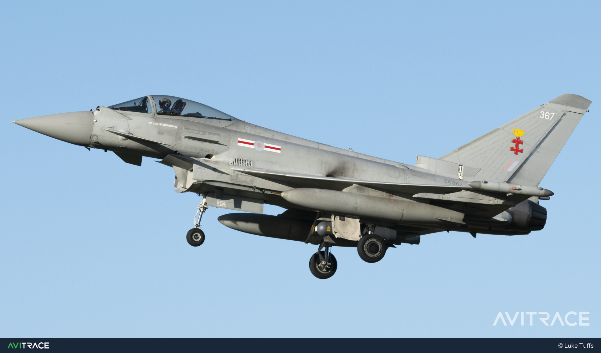ZK367, Eurofighter Typhoon FGR4, photographed by Luke Tuffs