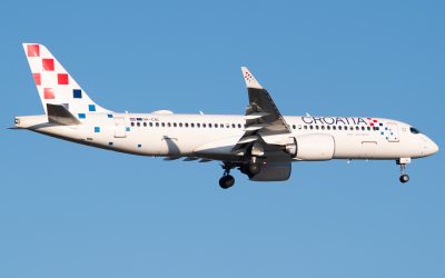 9A-CAL, Airbus A220-371, photographed by Luca Vasiliu