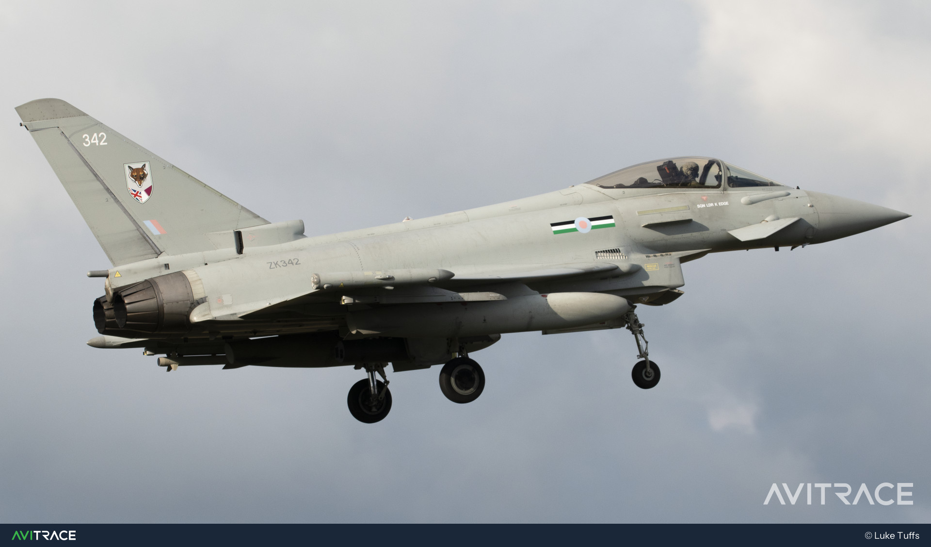 ZK342, Eurofighter Typhoon FGR4, photographed by Luke Tuffs