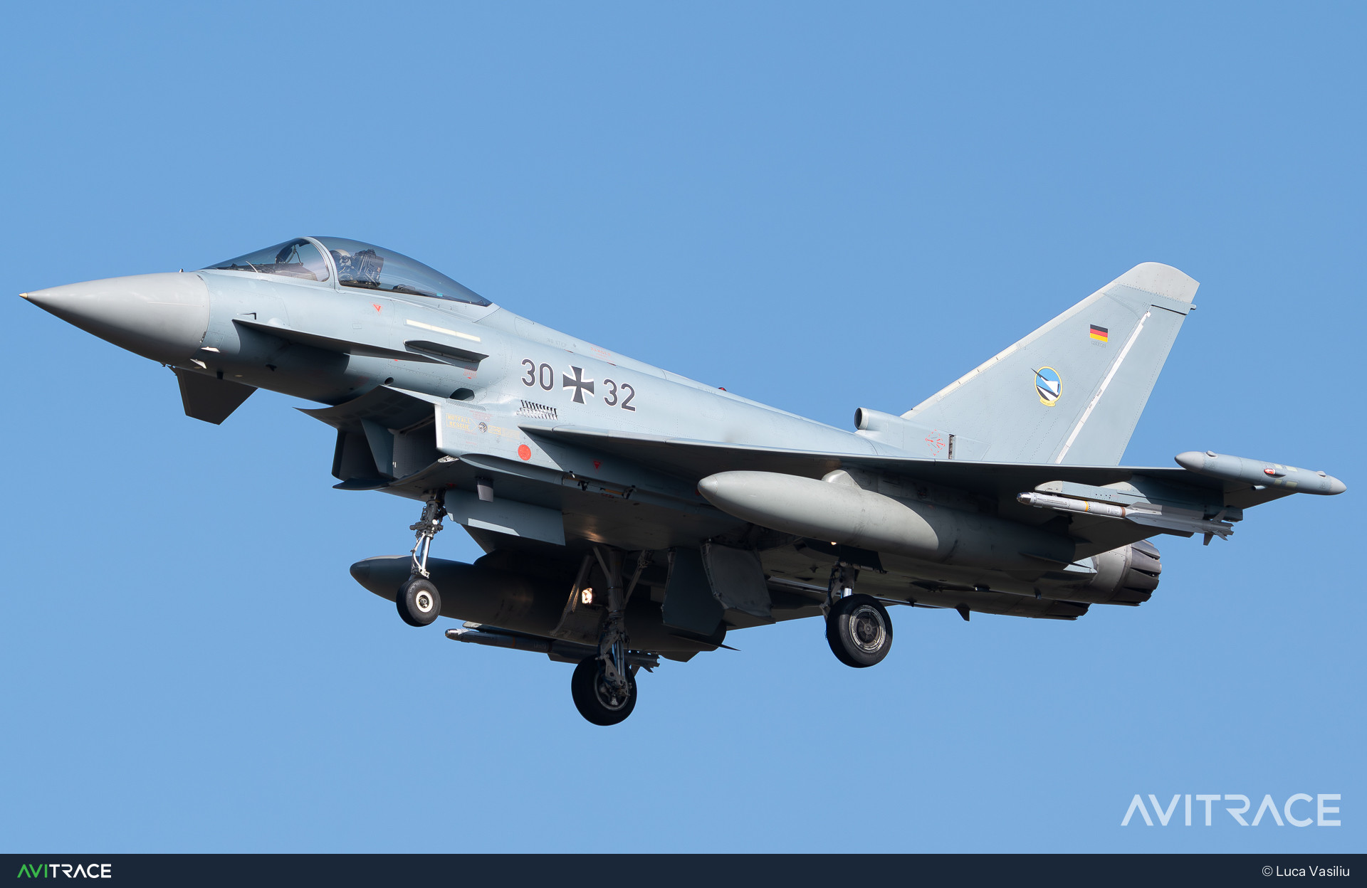 30+32, Eurofighter Typhoon EF2000, photographed by Luca Vasiliu