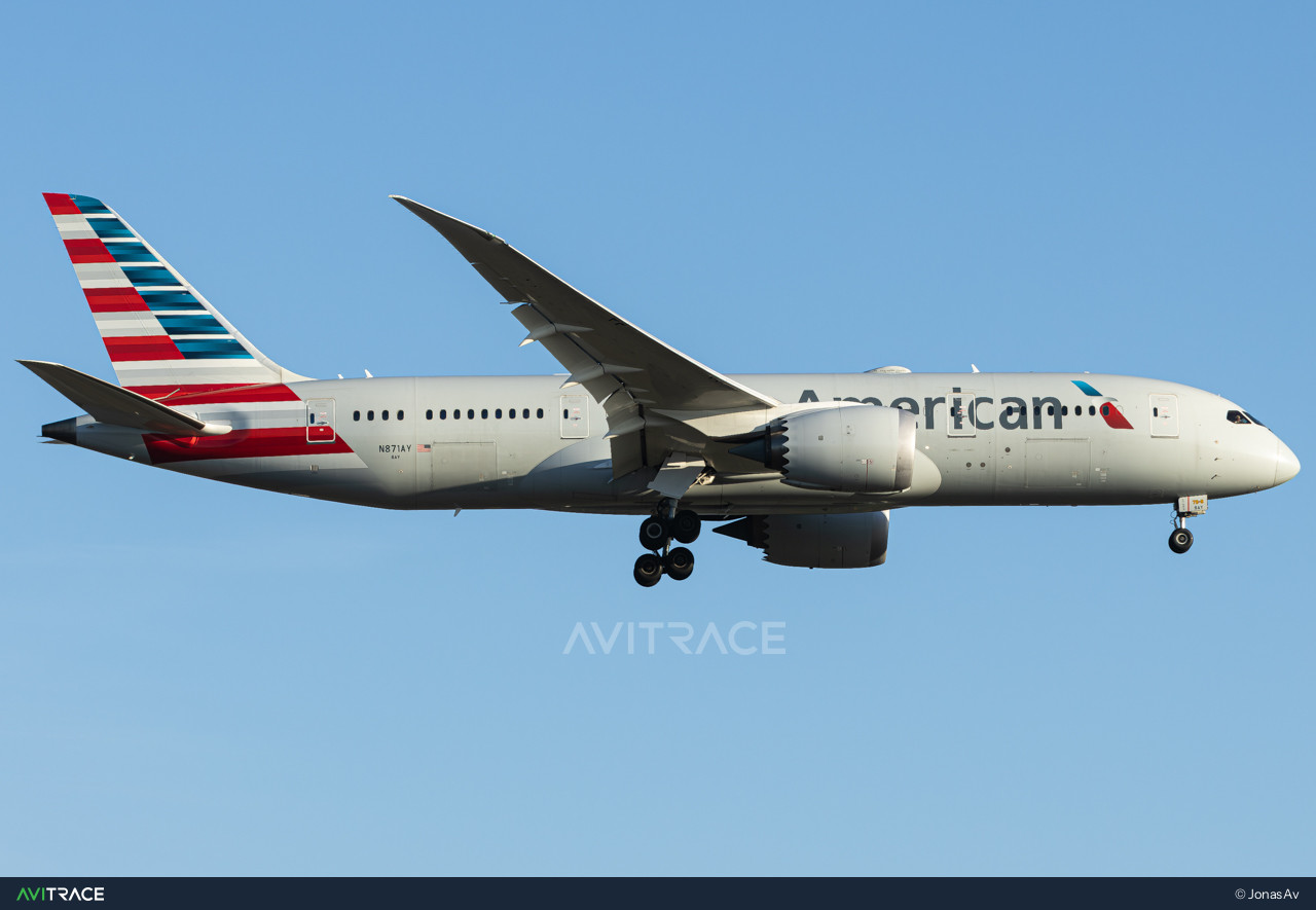 N871AY, Boeing 787-8, photographed by JonasAv