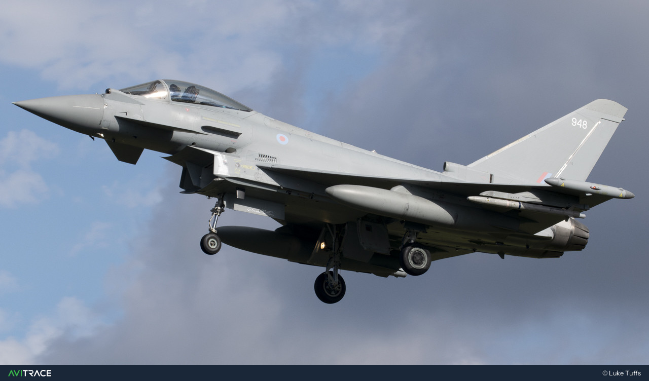 ZJ948, Typhoon FGR4, photographed by Luke Tuffs