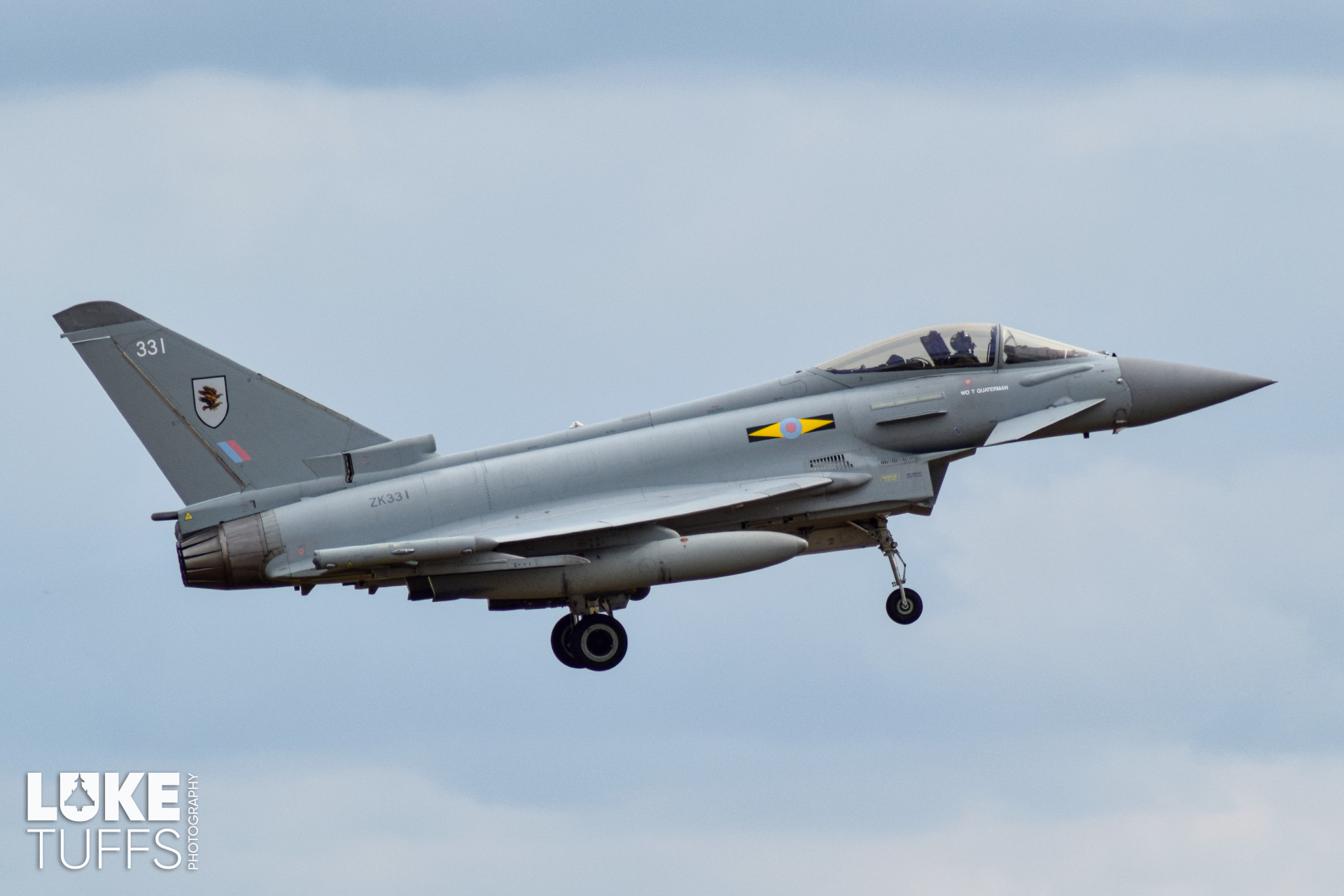 ZK331, Typhoon FGR4, photographed by Luke Tuffs