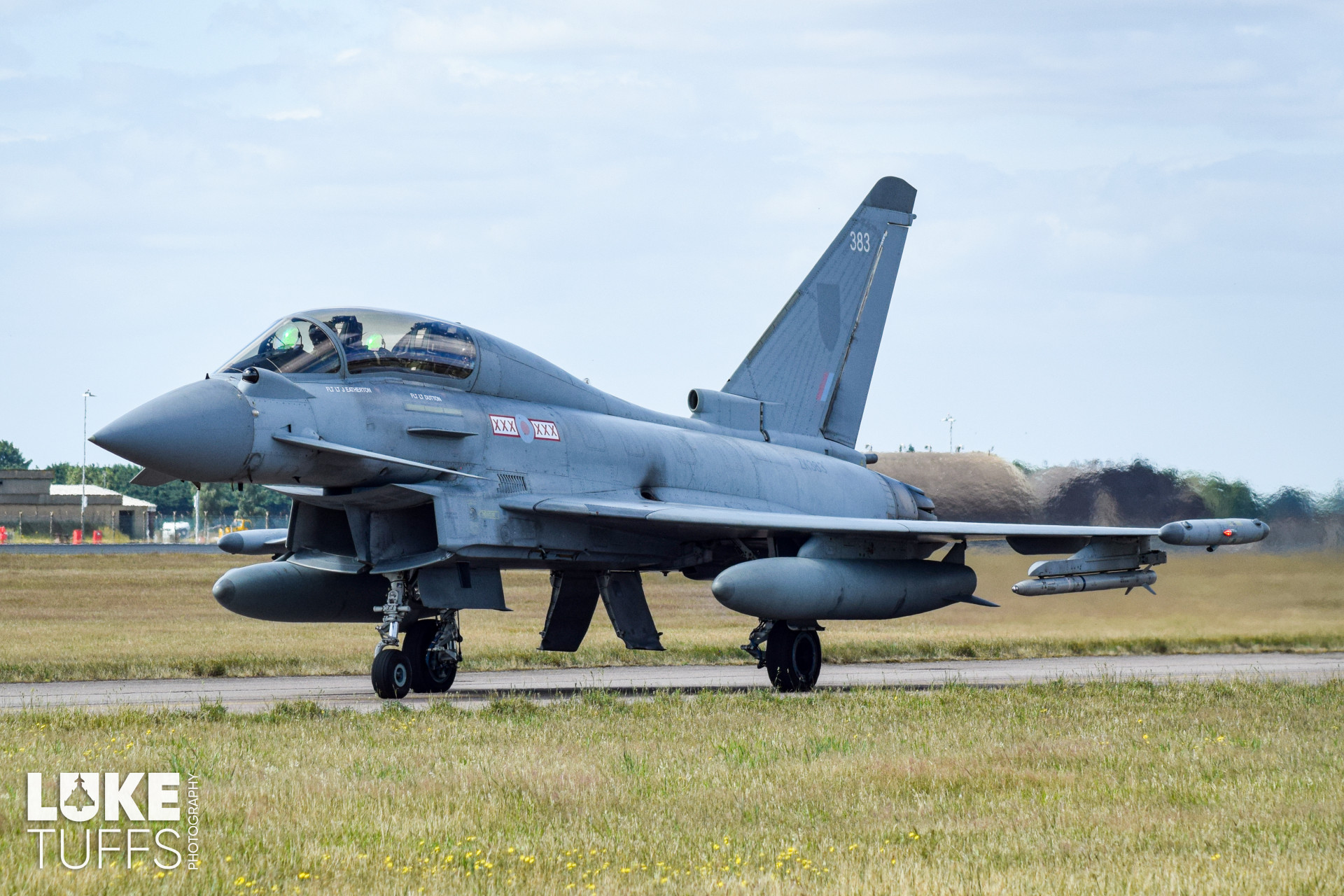 ZK383, Typhoon T3, photographed by Luke Tuffs