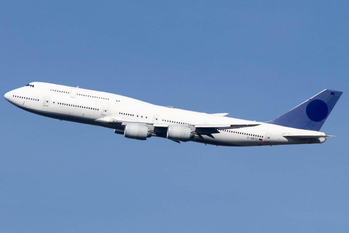 D-ABYG, Boeing 747-830, photographed by Mika Groß