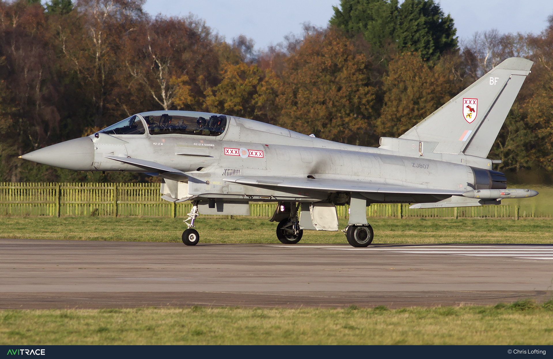 ZJ807, Eurofighter Typhoon, photographed by Chris Lofting
