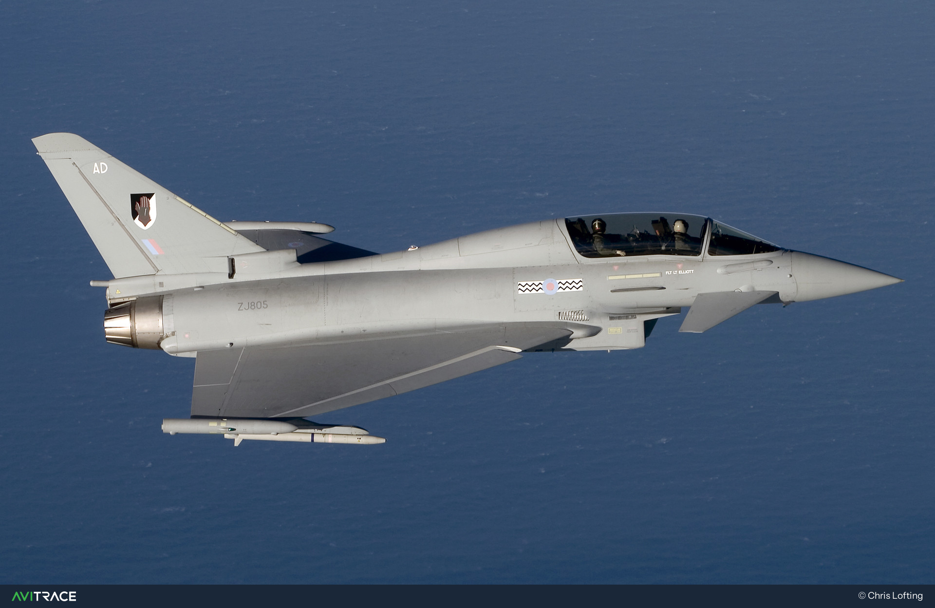ZJ805, Eurofighter Typhoon, photographed by Chris Lofting