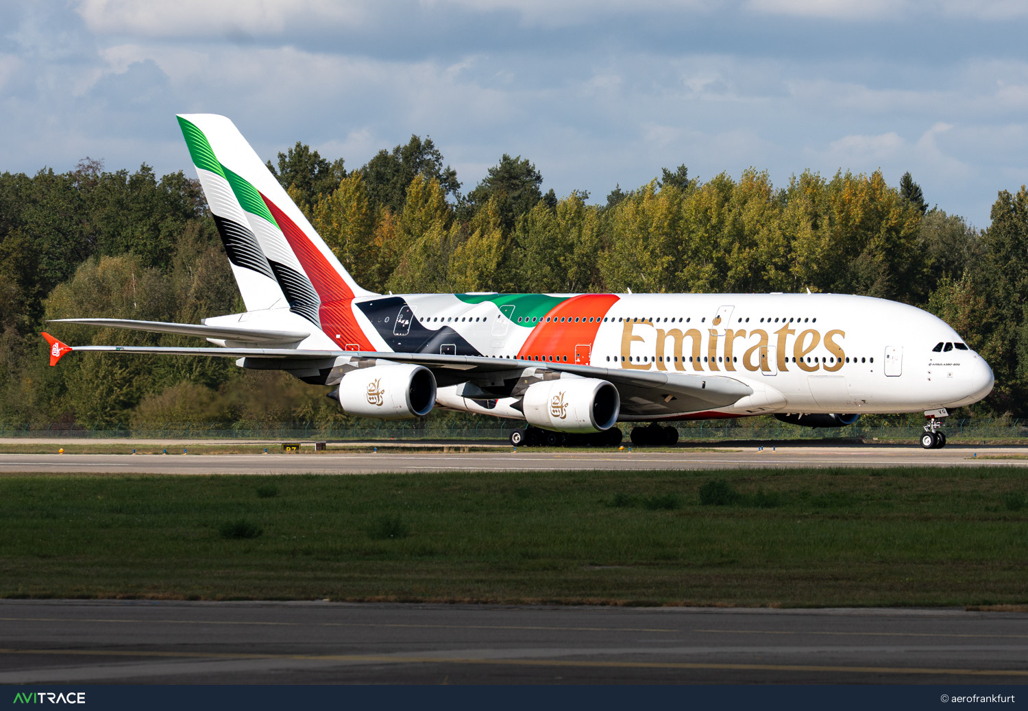 A6-EVG, A380-800, photographed by aerofrankfurt
