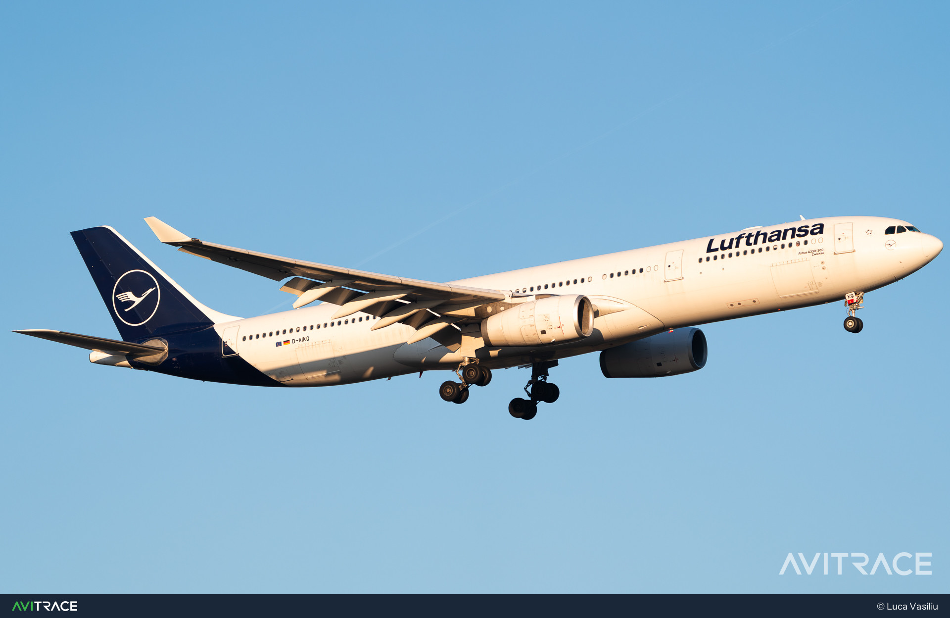 D-AIKQ, Airbus A330-343, photographed by Luca Vasiliu