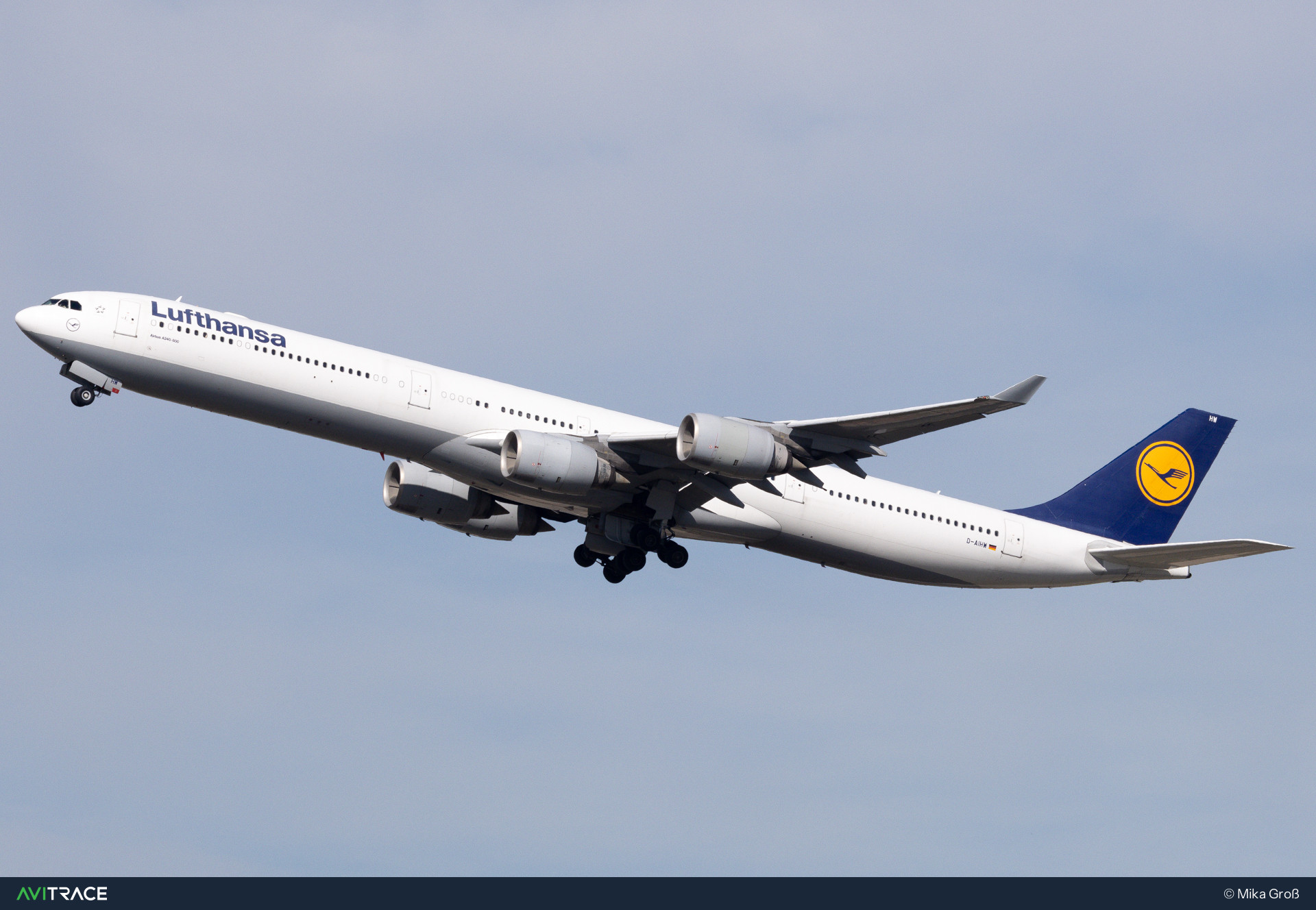 D-AIHW, Airbus A340-642, photographed by Mika Groß