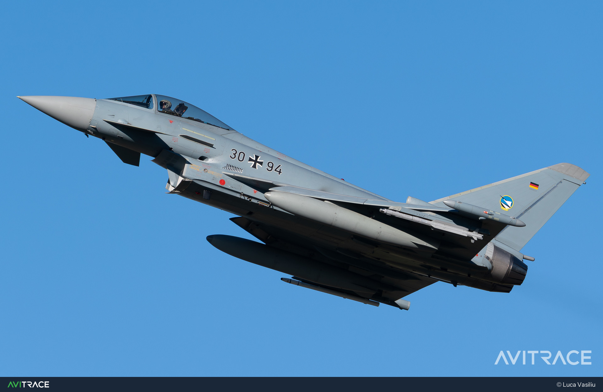 30+94, Eurofighter Typhoon EF2000, photographed by Luca Vasiliu