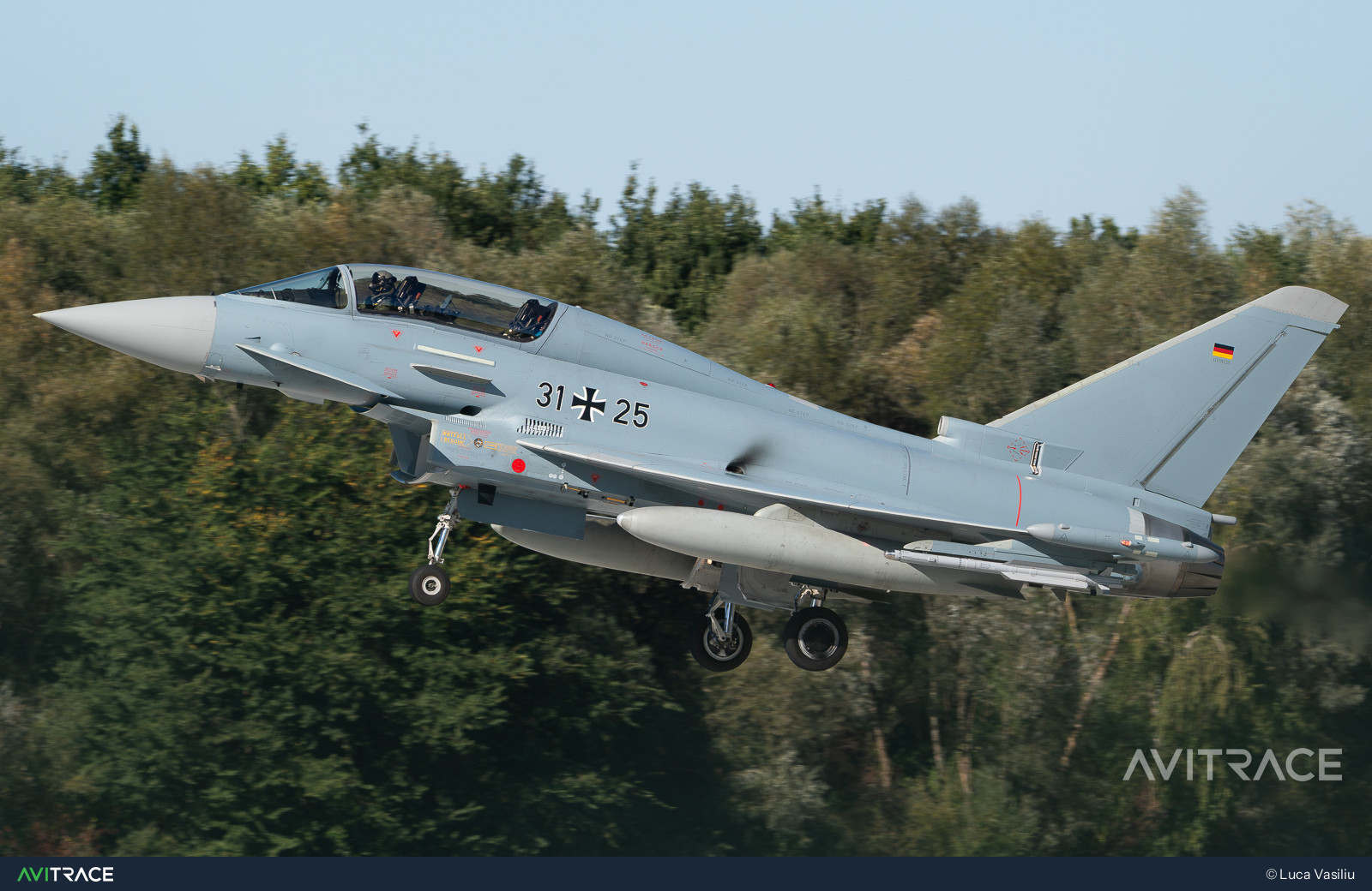31+25, Eurofighter Typhoon EF2000, photographed by Luca Vasiliu