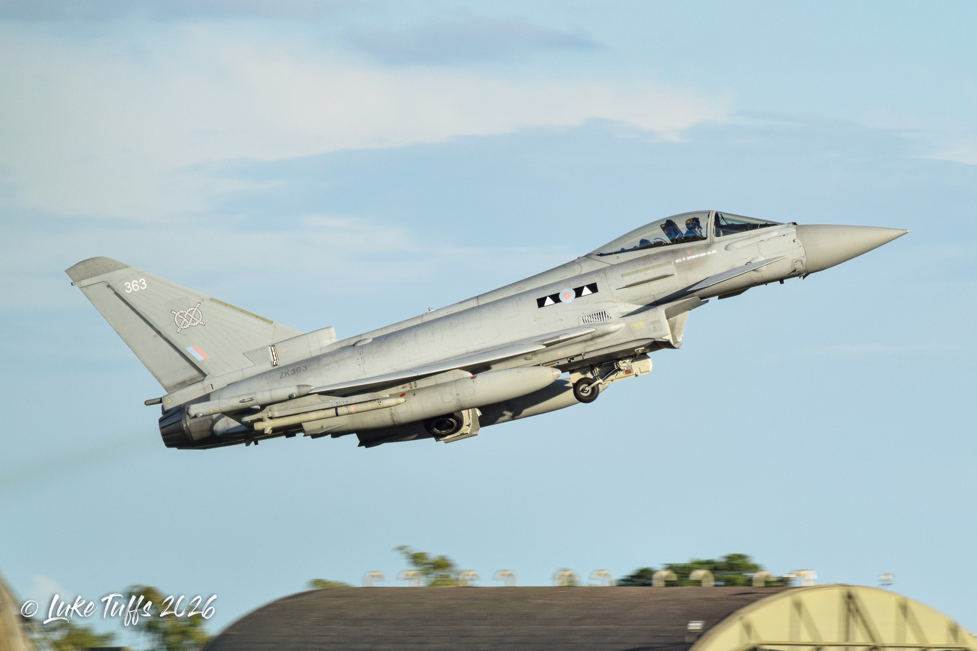 ZK363, Typhoon FGR4, photographed by Luke Tuffs