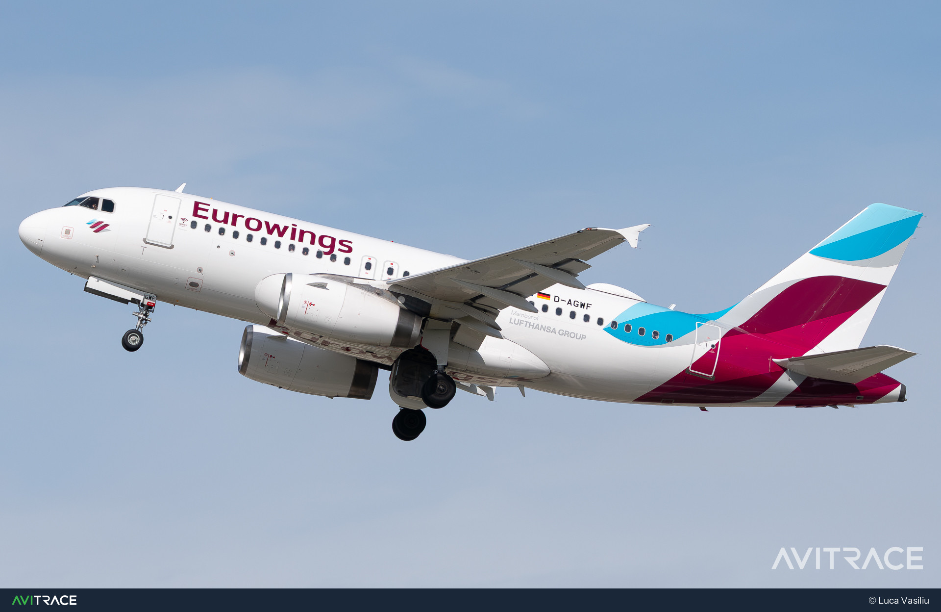 D-AGWF, Airbus A319-132, photographed by Luca Vasiliu