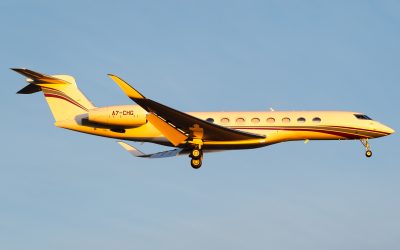 A7-CHG photographed by Luca Vasiliu