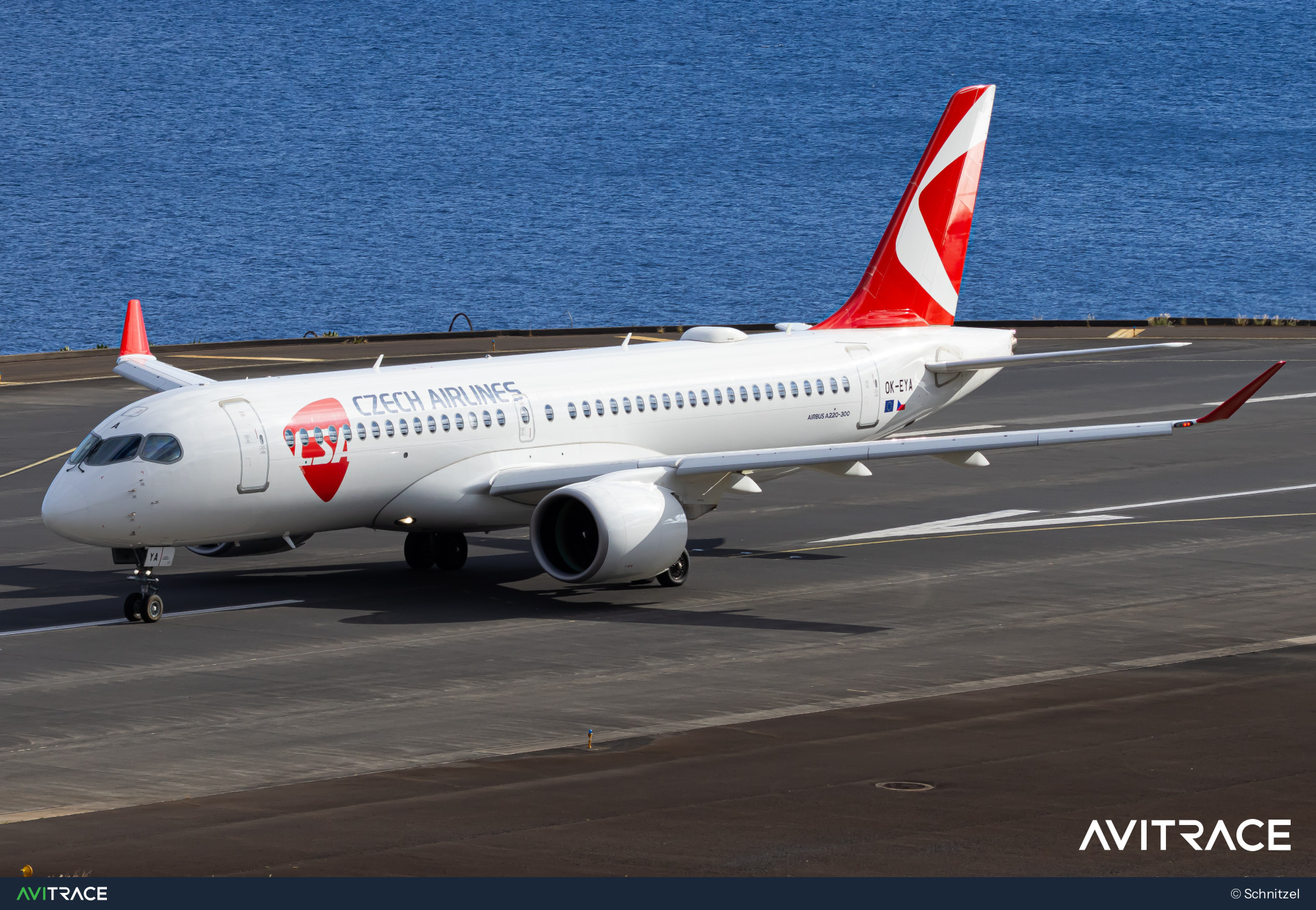OK-EYA, Airbus A220-371, photographed by Schnitzel