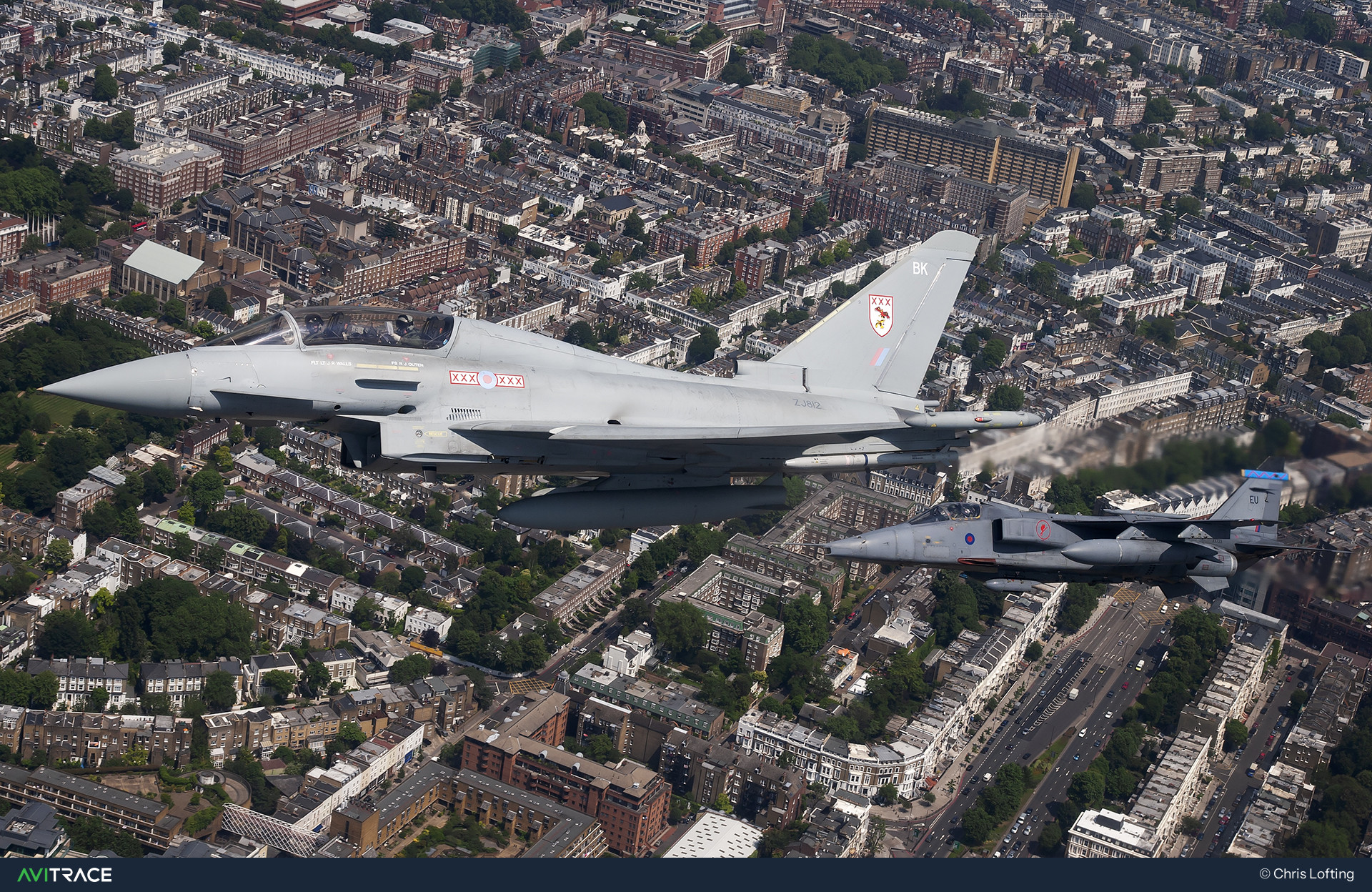 ZJ812, Eurofighter Typhoon, photographed by Chris Lofting