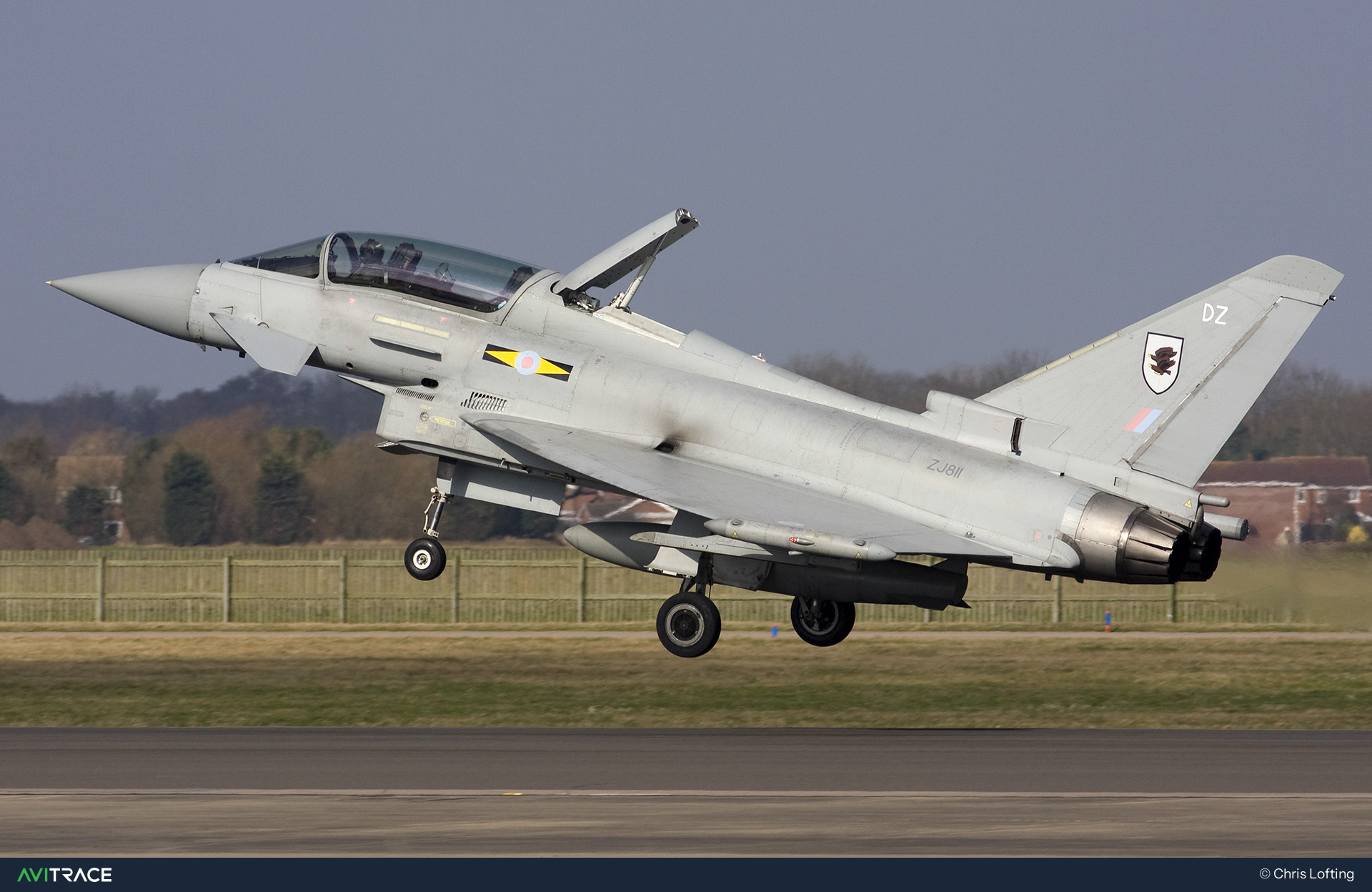 ZJ811, Eurofighter Typhoon, photographed by Chris Lofting