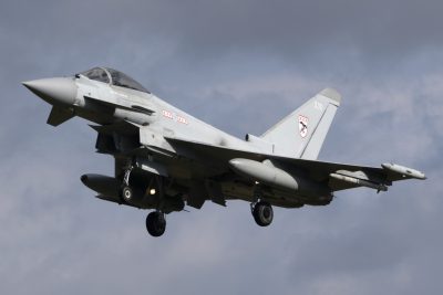 ZK330, Typhoon FGR4, photographed by Luke Tuffs